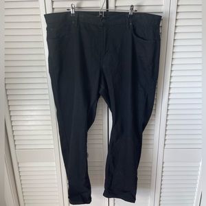 Old Navy athletic taper black jeans